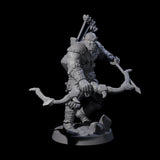 Bald Orc D Miniature for Dungeons and Dragons, Pathfinder or other TTRPGs
