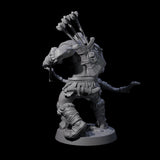 Bald Orc D Miniature for Dungeons and Dragons, Pathfinder or other TTRPGs
