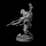 Bald Orc D Miniature for Dungeons and Dragons, Pathfinder or other TTRPGs