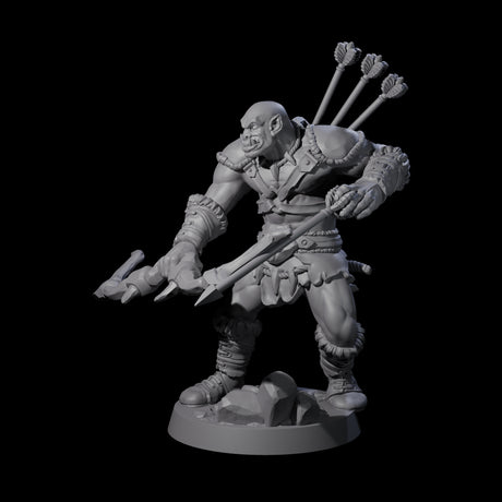 Bald Orc D Miniature for Dungeons and Dragons, Pathfinder or other TTRPGs
