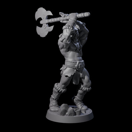 Bald Orc E Miniature for Dungeons and Dragons, Pathfinder or other TTRPGs