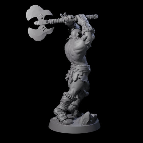 Bald Orc E Miniature for Dungeons and Dragons, Pathfinder or other TTRPGs