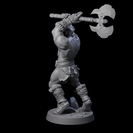 Bald Orc E Miniature for Dungeons and Dragons, Pathfinder or other TTRPGs