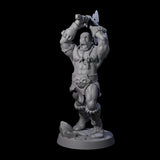 Bald Orc E Miniature for Dungeons and Dragons, Pathfinder or other TTRPGs