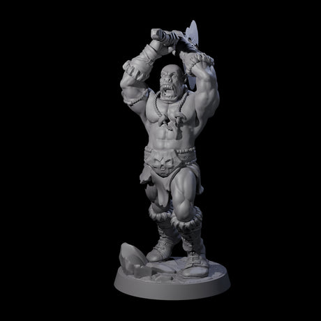 Bald Orc E Miniature for Dungeons and Dragons, Pathfinder or other TTRPGs