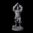 Bald Orc E Miniature for Dungeons and Dragons, Pathfinder or other TTRPGs