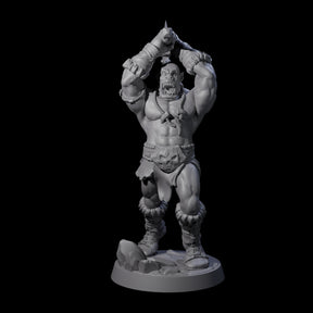 Bald Orc E Miniature for Dungeons and Dragons, Pathfinder or other TTRPGs