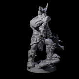 Bald Orc F Miniature for Dungeons and Dragons, Pathfinder or other TTRPGs