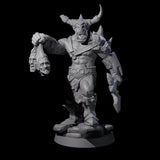 Bald Orc F Miniature for Dungeons and Dragons, Pathfinder or other TTRPGs