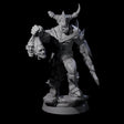 Bald Orc F Miniature for Dungeons and Dragons, Pathfinder or other TTRPGs