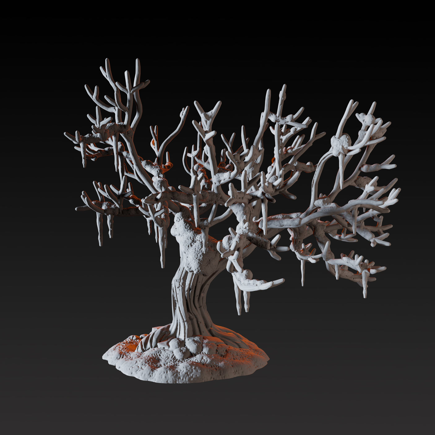 Bald Tree Miniature for Dungeons and Dragons, Pathfinder or other TTRPGs