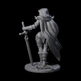 Baleth - Cloaked Fighter Miniature for Dungeons and Dragons, Pathfinder or other TTRPGs