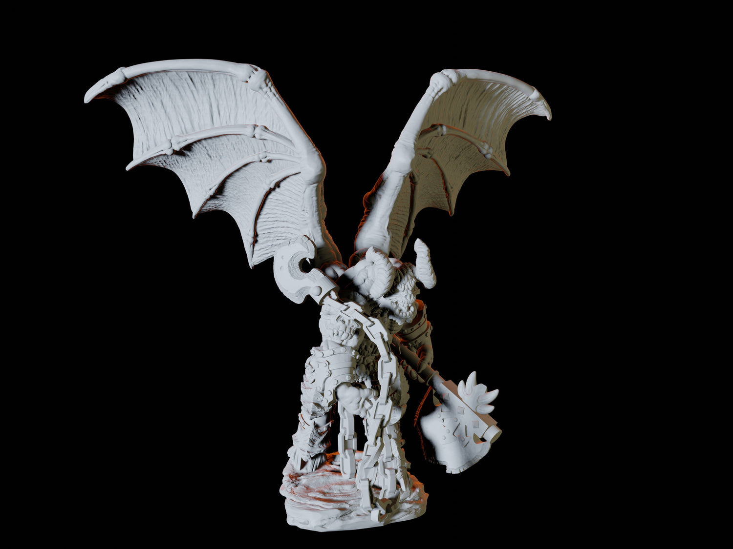Balor Type B Miniature for Dungeons and Dragons, Pathfinder or other TTRPGs