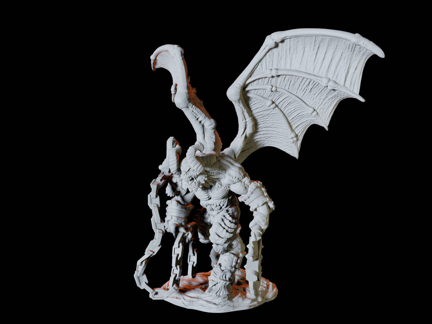 Balor Type B Miniature for Dungeons and Dragons, Pathfinder or other TTRPGs