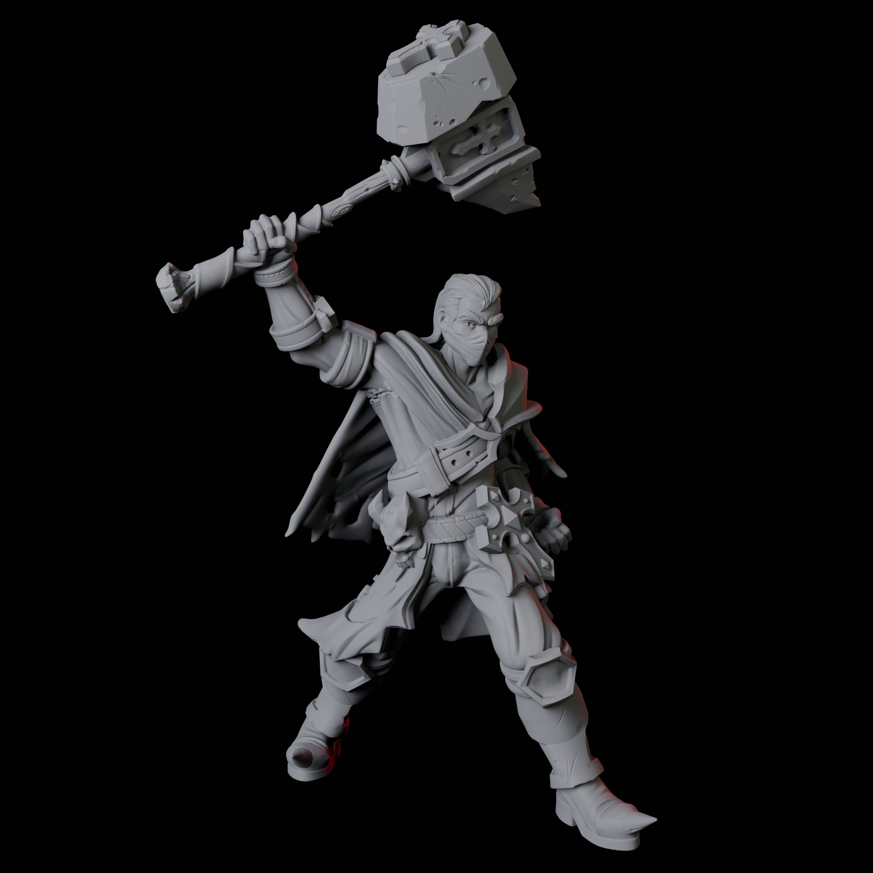 Band of Armed Ruffians Miniature for Dungeons and Dragons, Pathfinder or other TTRPGs