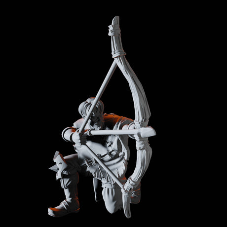 Bandit Archer Miniature for Dungeons and Dragons, Pathfinder or other TTRPGs