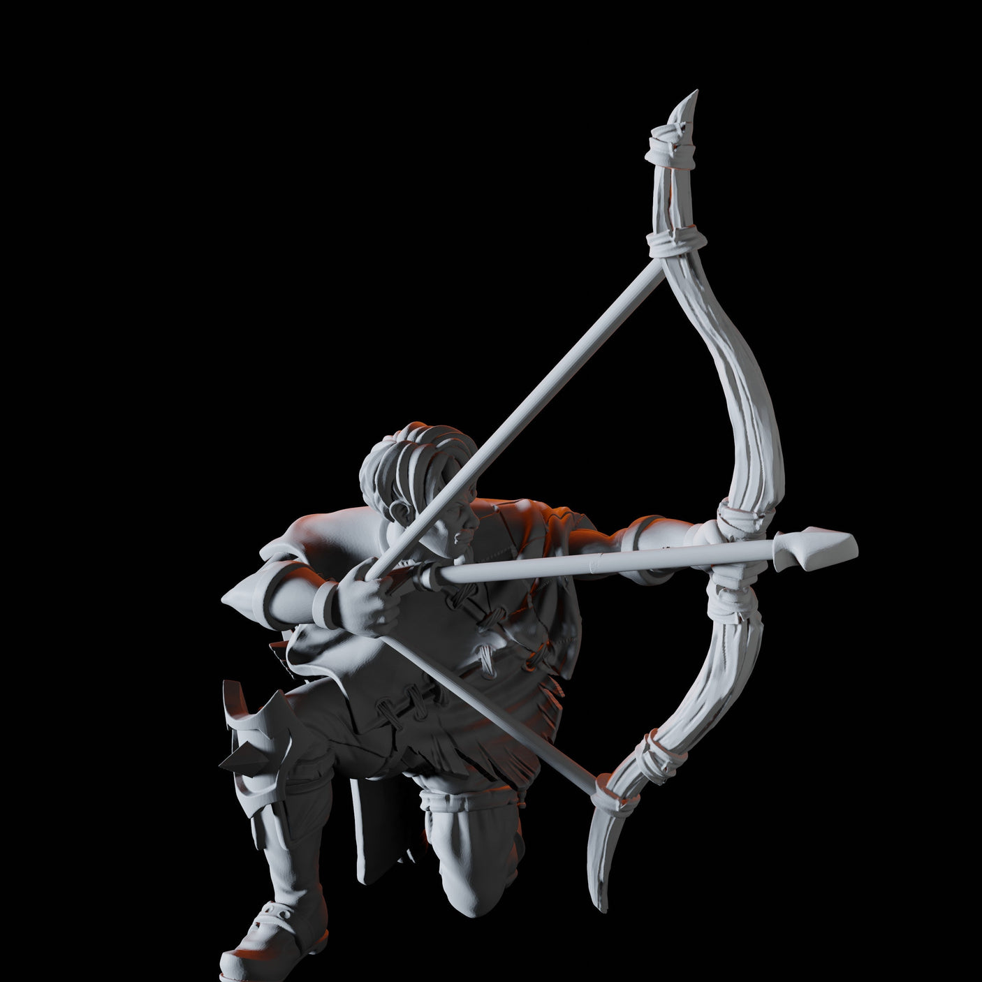 Bandit Archer Miniature for Dungeons and Dragons, Pathfinder or other TTRPGs
