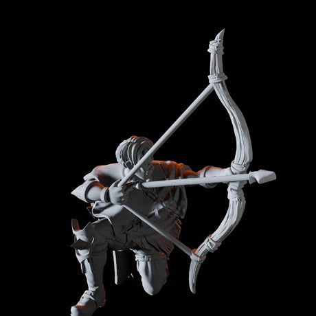 Bandit Archer Miniature for Dungeons and Dragons, Pathfinder or other TTRPGs