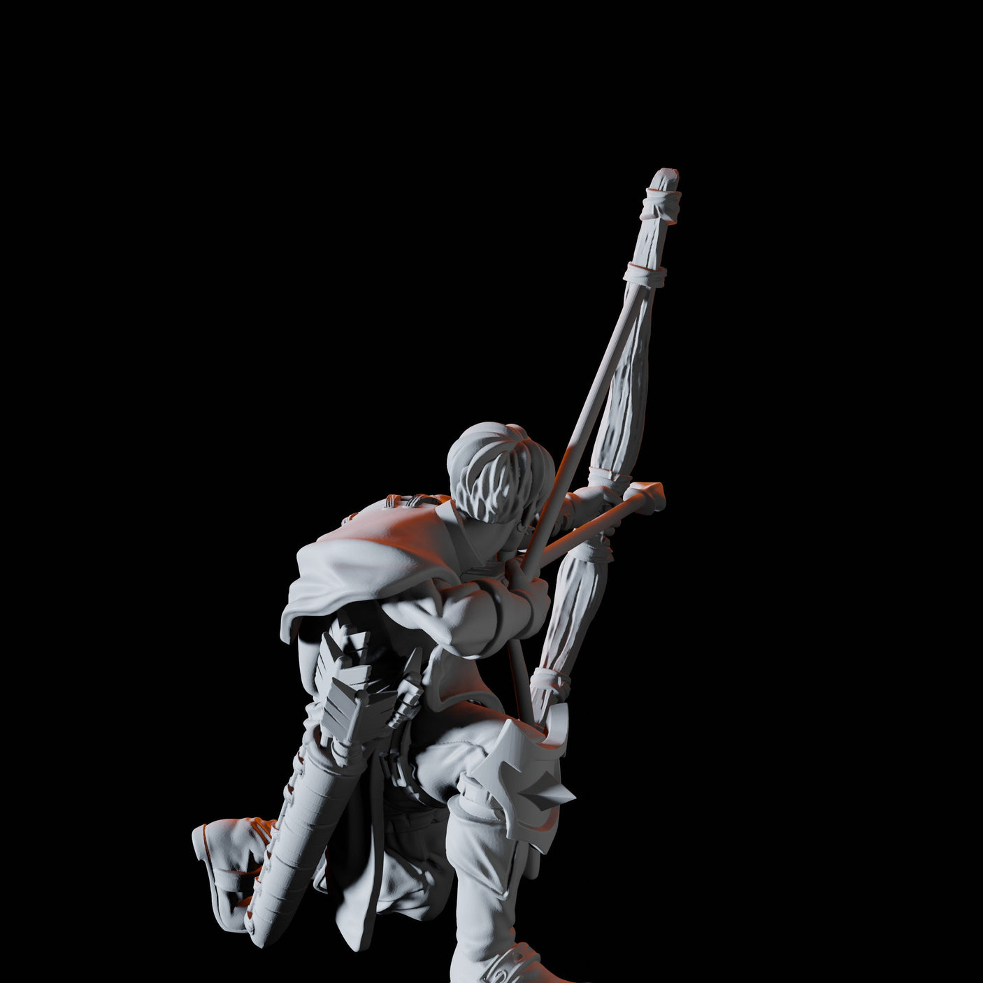 Bandit Archer Miniature for Dungeons and Dragons, Pathfinder or other TTRPGs
