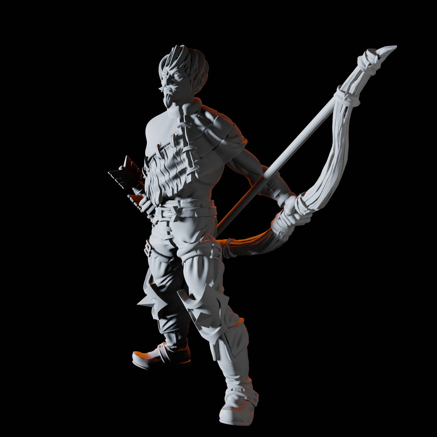 Bandit Archer Miniature for Dungeons and Dragons, Pathfinder or other TTRPGs