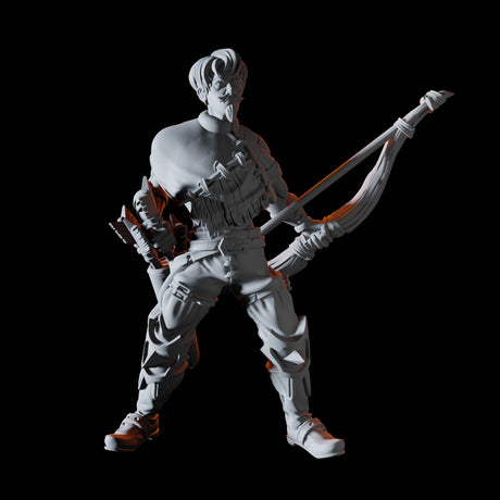 Bandit Archer Miniature for Dungeons and Dragons, Pathfinder or other TTRPGs
