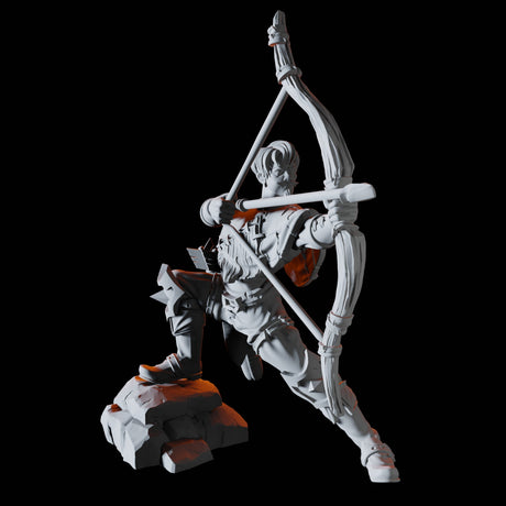 Bandit Archer Miniature for Dungeons and Dragons, Pathfinder or other TTRPGs