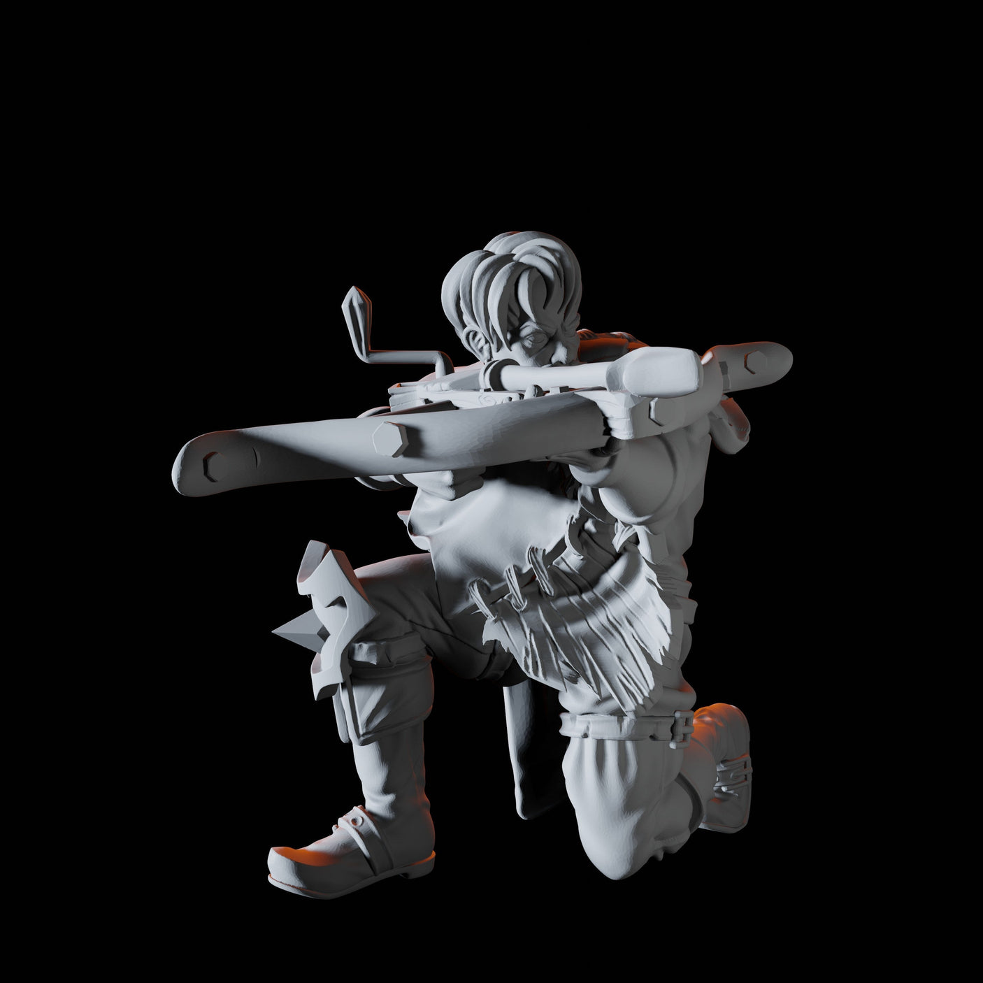 Bandit Crossbowman Miniature for Dungeons and Dragons, Pathfinder or other TTRPGs