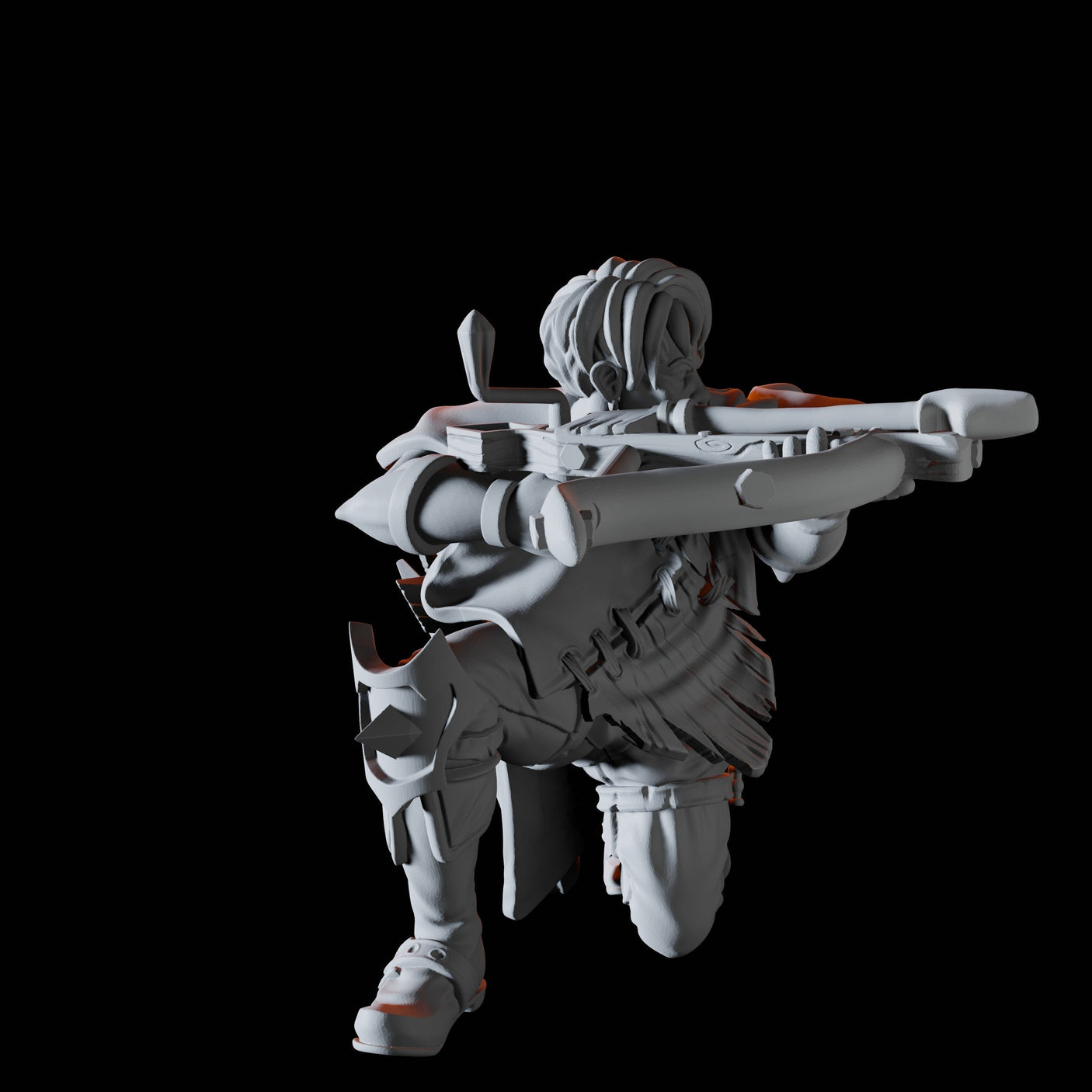 Bandit Crossbowman Miniature for Dungeons and Dragons, Pathfinder or other TTRPGs