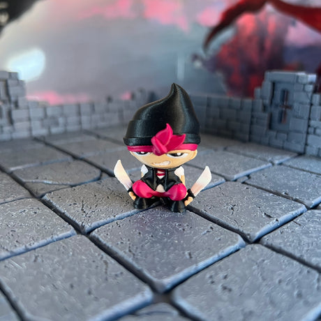 Bandit Gangsters Set of Three Multicolour Table Ready Miniature Miniature for Dungeons and Dragons, Pathfinder or other TTRPGs