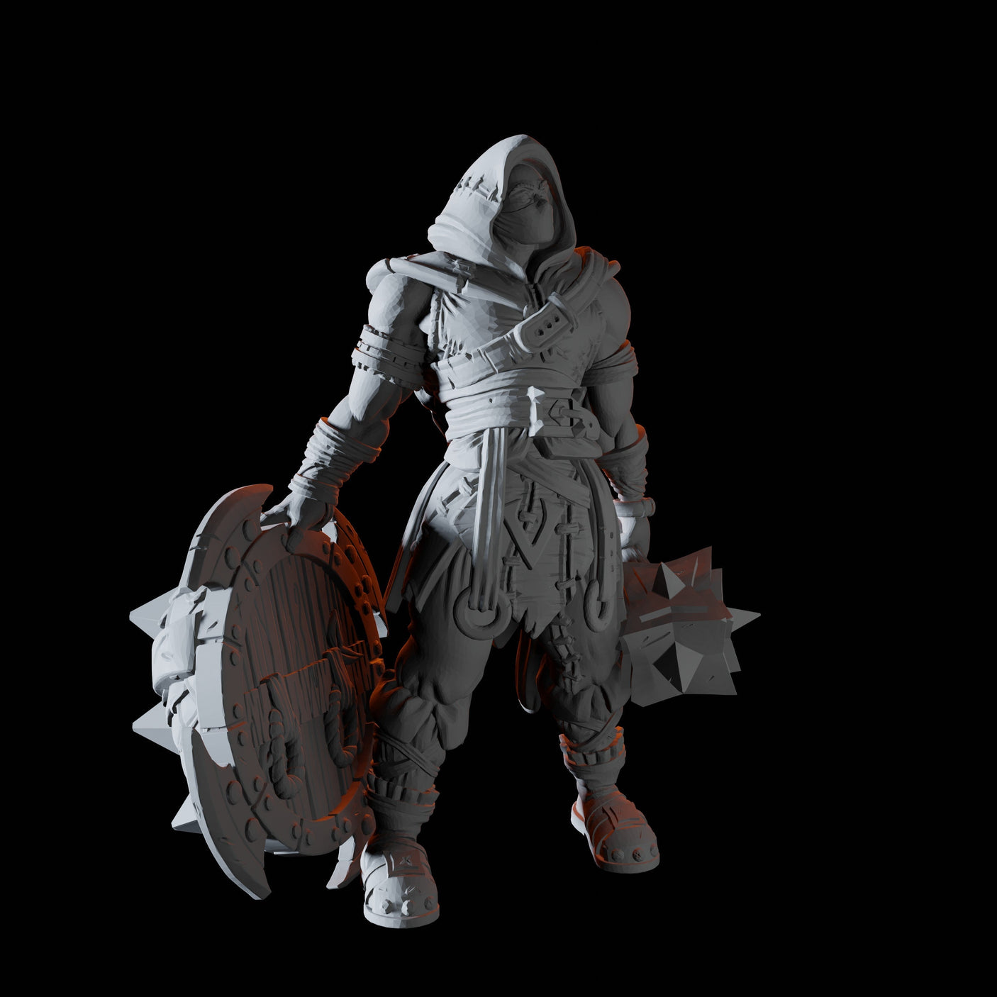 Bandit Leader Miniature for Dungeons and Dragons, Pathfinder or other TTRPGs
