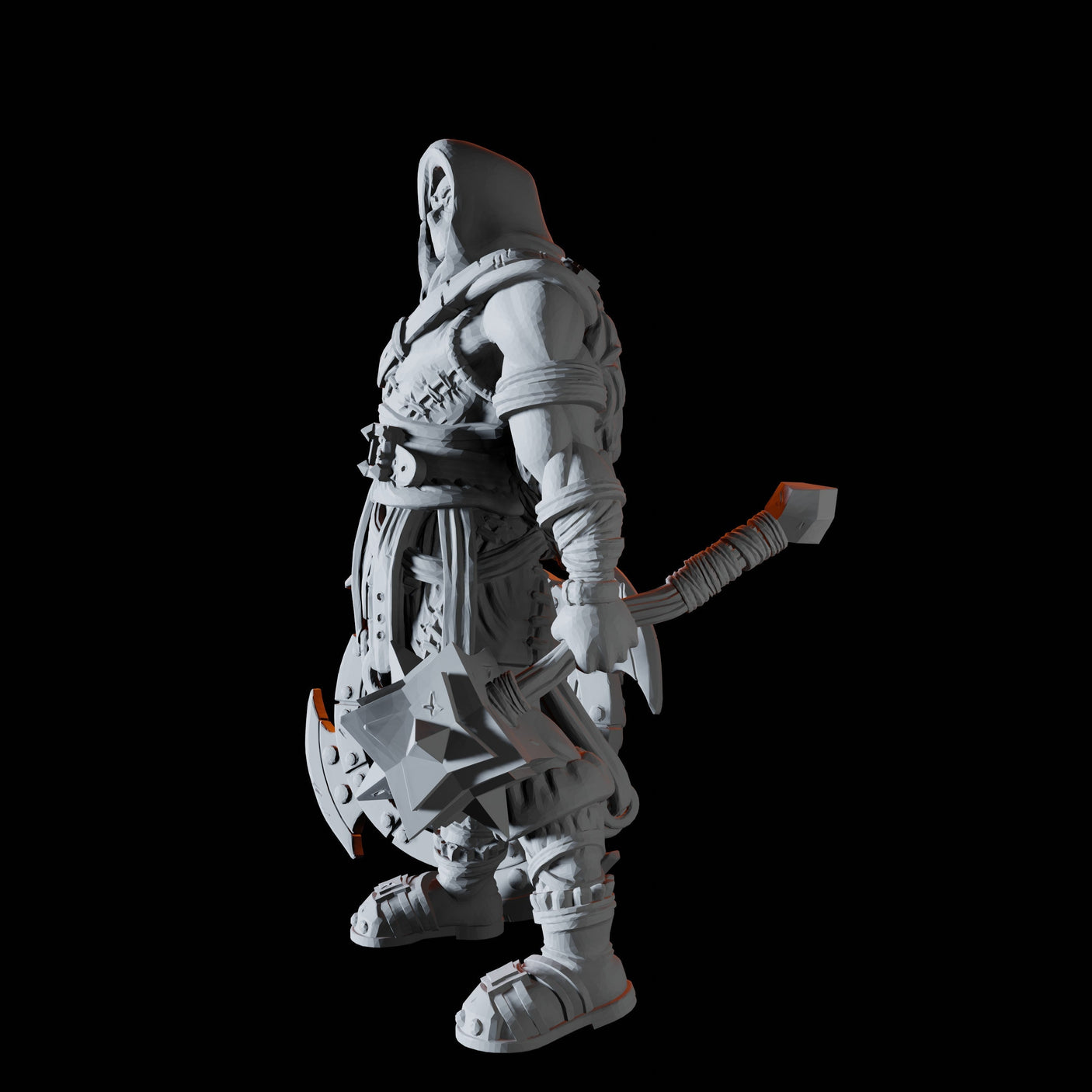 Bandit Leader Miniature for Dungeons and Dragons, Pathfinder or other TTRPGs