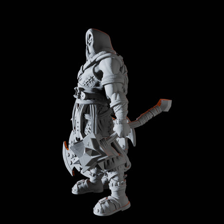 Bandit Leader Miniature for Dungeons and Dragons, Pathfinder or other TTRPGs