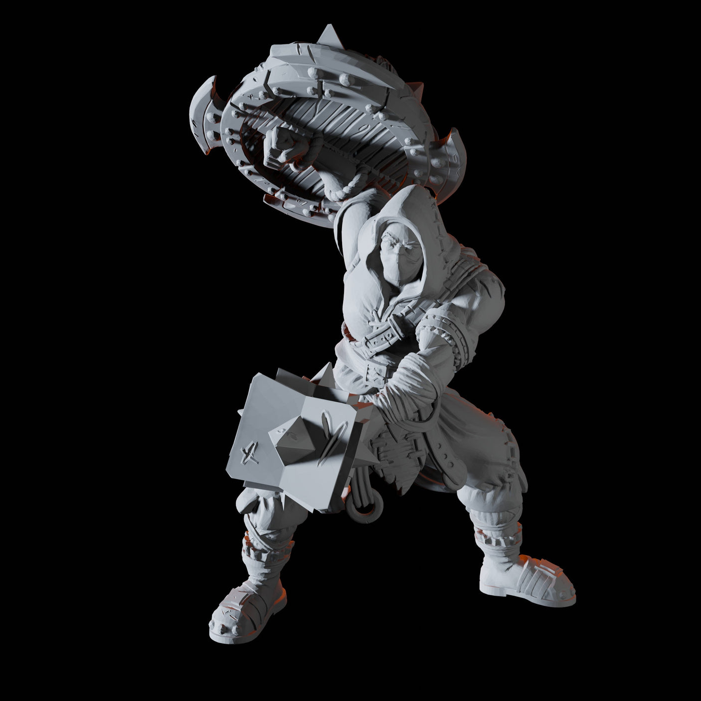 Bandit Leader Miniature for Dungeons and Dragons, Pathfinder or other TTRPGs