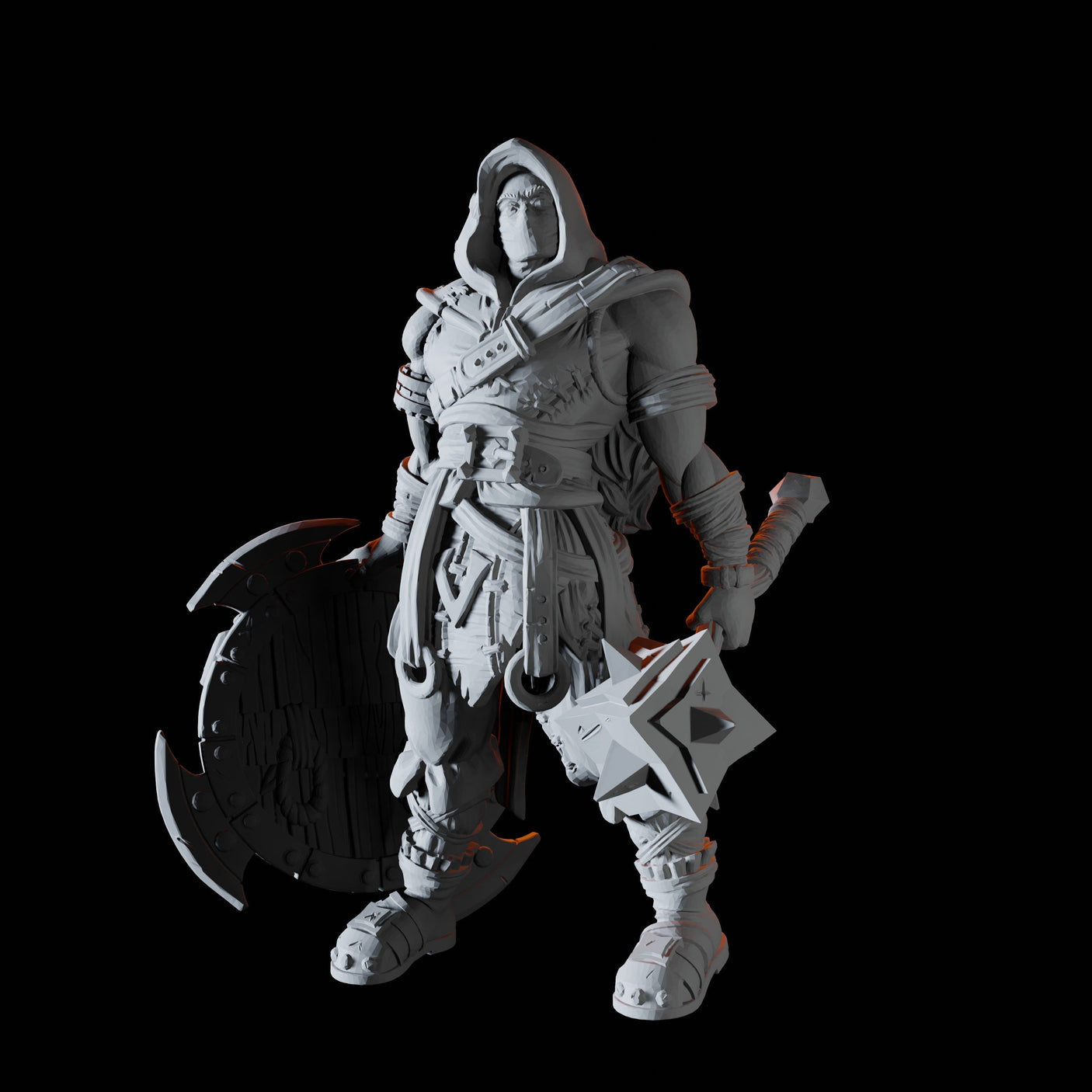 Bandit Leader Miniature for Dungeons and Dragons, Pathfinder or other TTRPGs