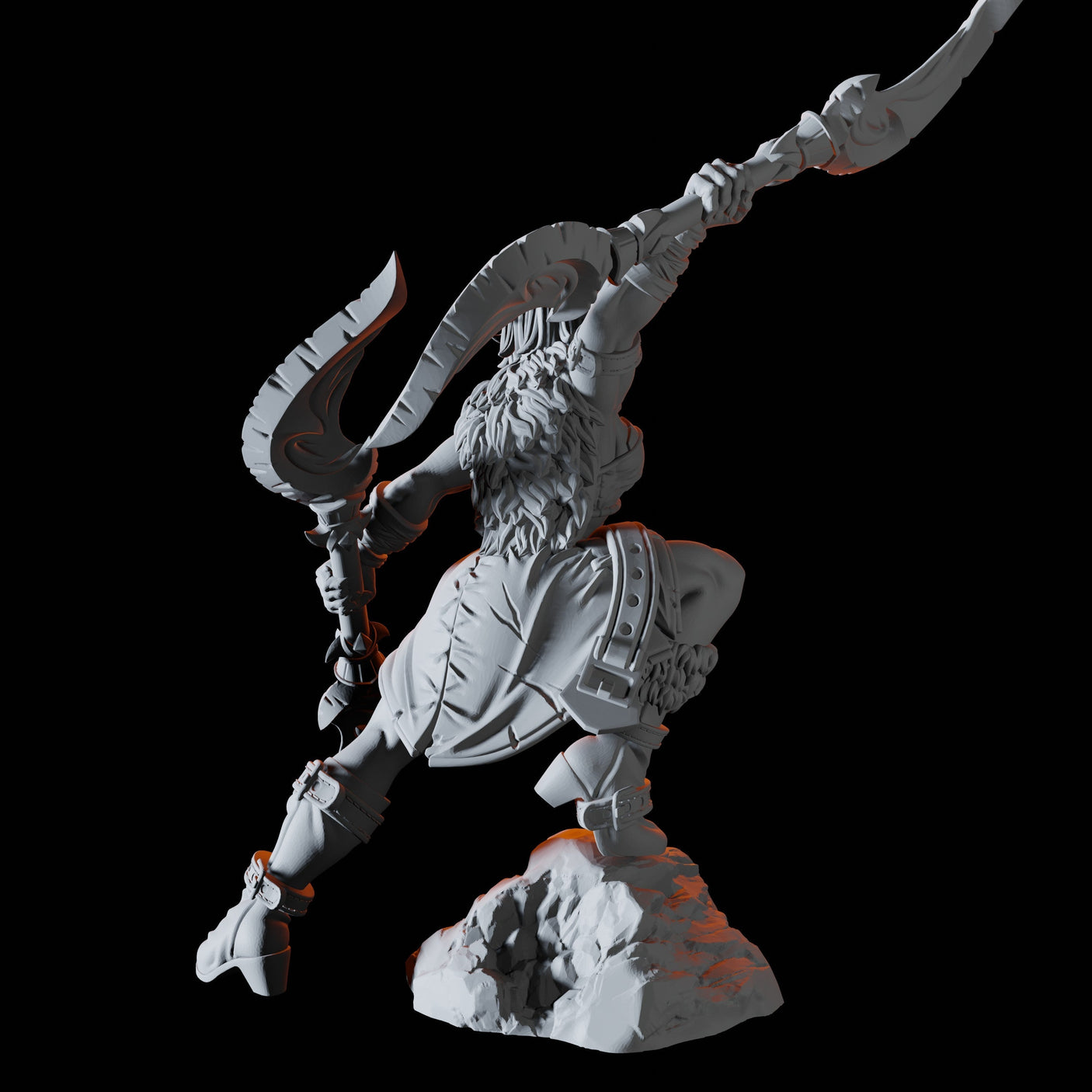 Bandit Rogue Miniature for Dungeons and Dragons, Pathfinder or other TTRPGs