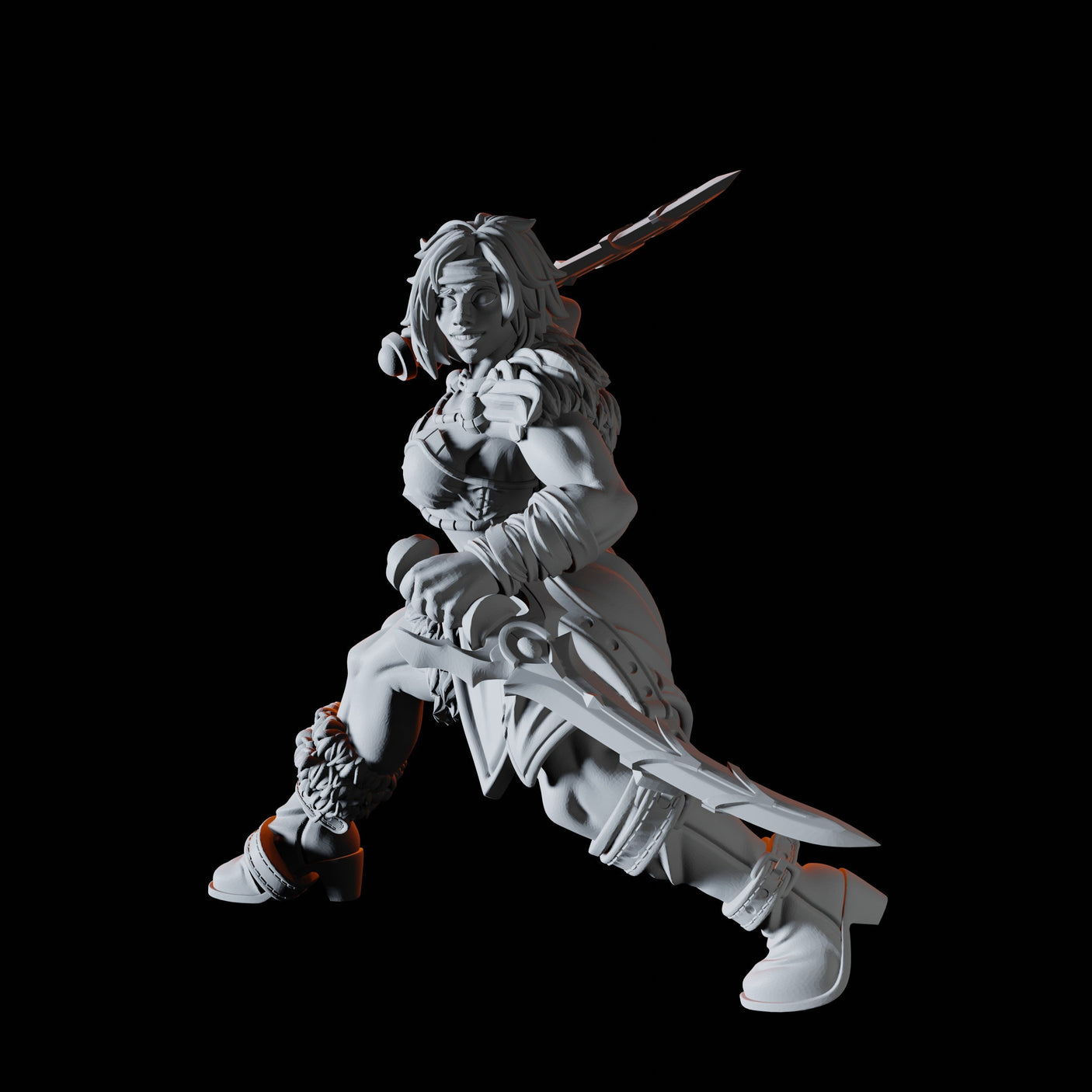 Bandit Rogue Miniature for Dungeons and Dragons, Pathfinder or other TTRPGs