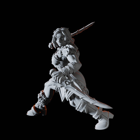 Bandit Rogue Miniature for Dungeons and Dragons, Pathfinder or other TTRPGs