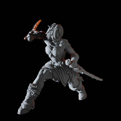Bandit Rogue Miniature for Dungeons and Dragons, Pathfinder or other TTRPGs