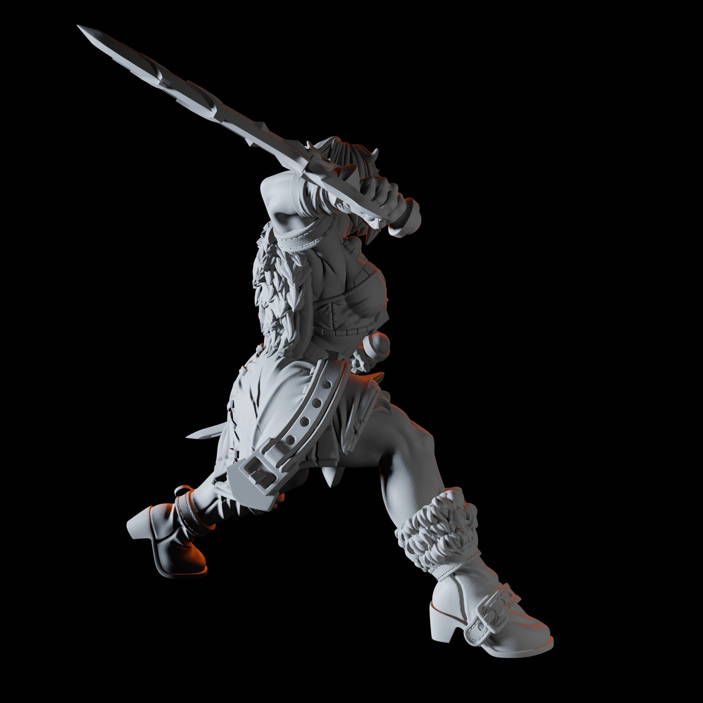 Bandit Rogue Miniature for Dungeons and Dragons, Pathfinder or other TTRPGs