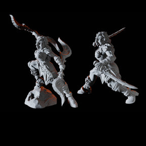 Bandit Rogue Miniature for Dungeons and Dragons, Pathfinder or other TTRPGs