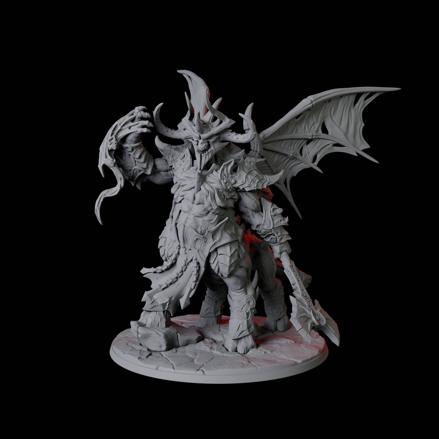 Baphomet Demon Lord Miniature for Dungeons and Dragons, Pathfinder or other TTRPGs