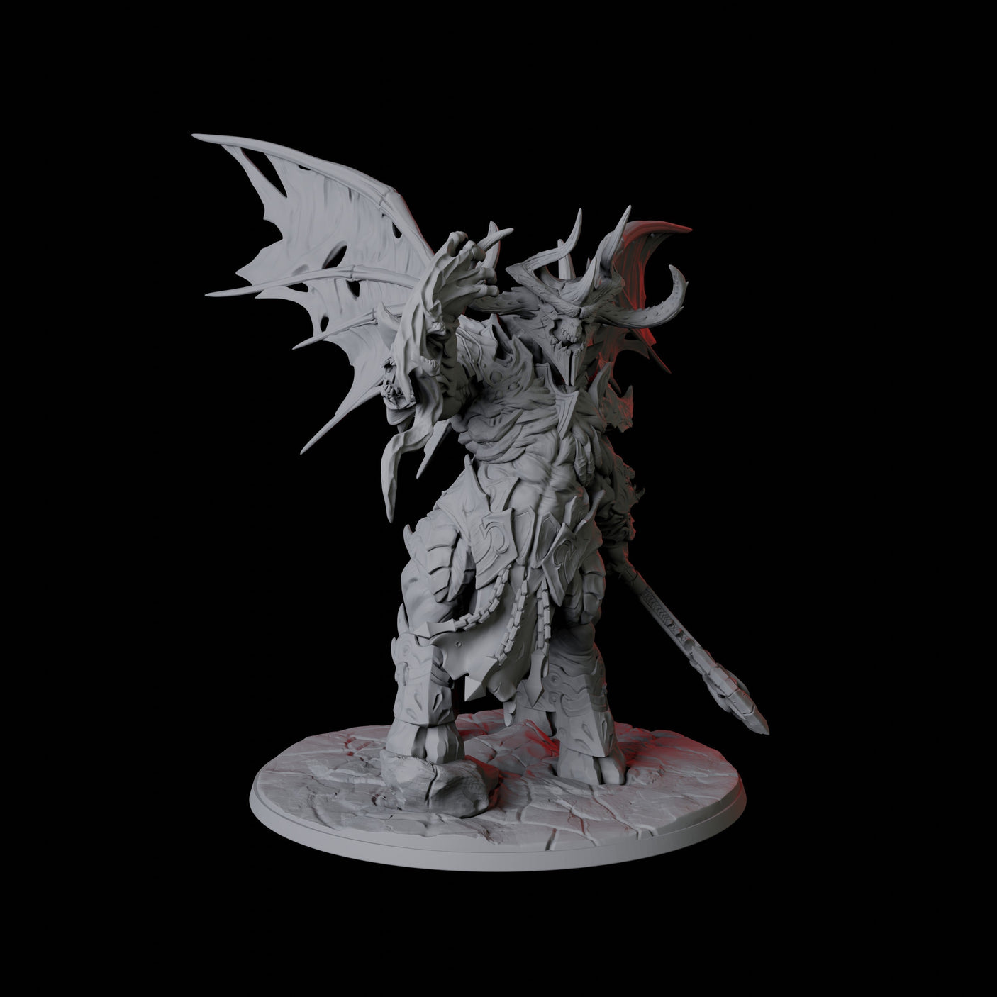 Baphomet Demon Lord Miniature for Dungeons and Dragons, Pathfinder or other TTRPGs