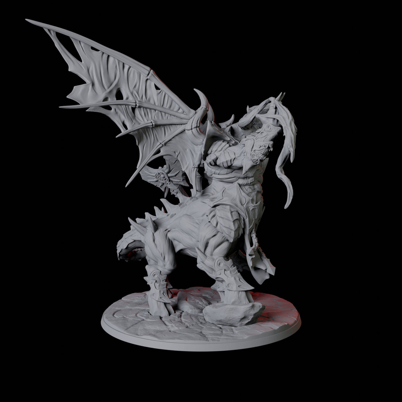 Baphomet Demon Lord Miniature for Dungeons and Dragons, Pathfinder or other TTRPGs