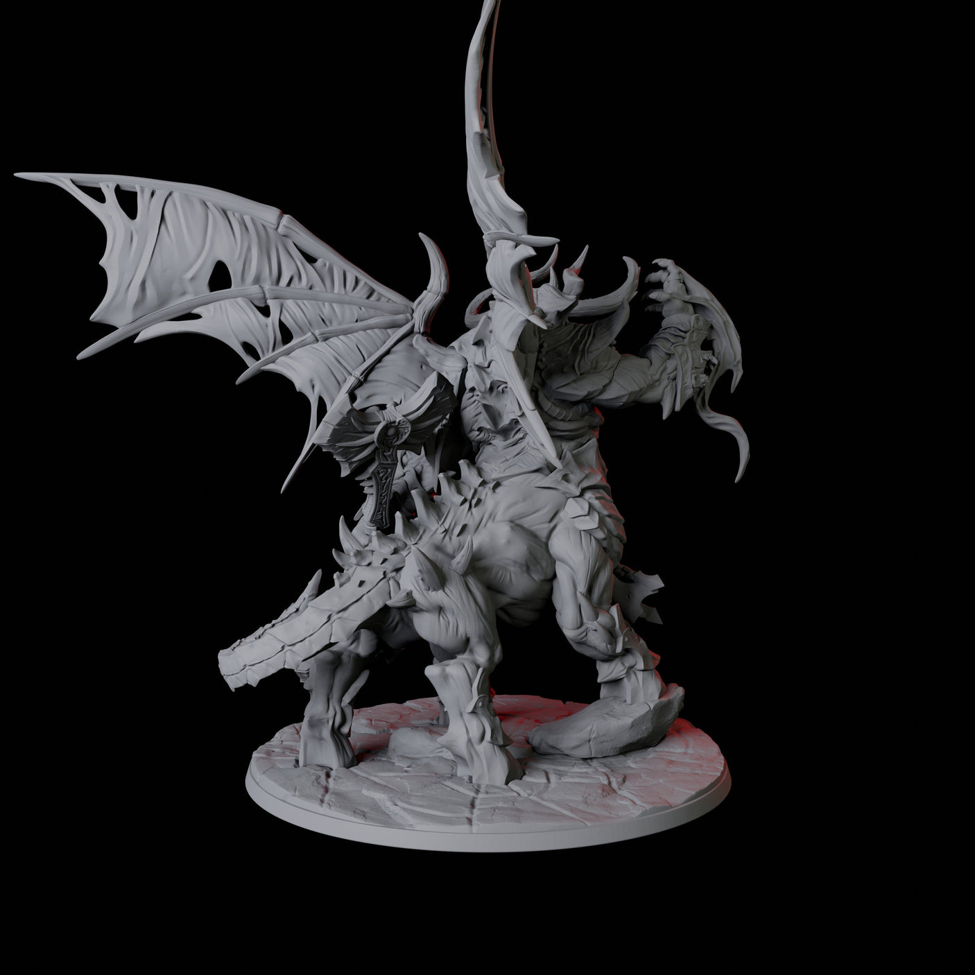 Baphomet Demon Lord Miniature for Dungeons and Dragons, Pathfinder or other TTRPGs