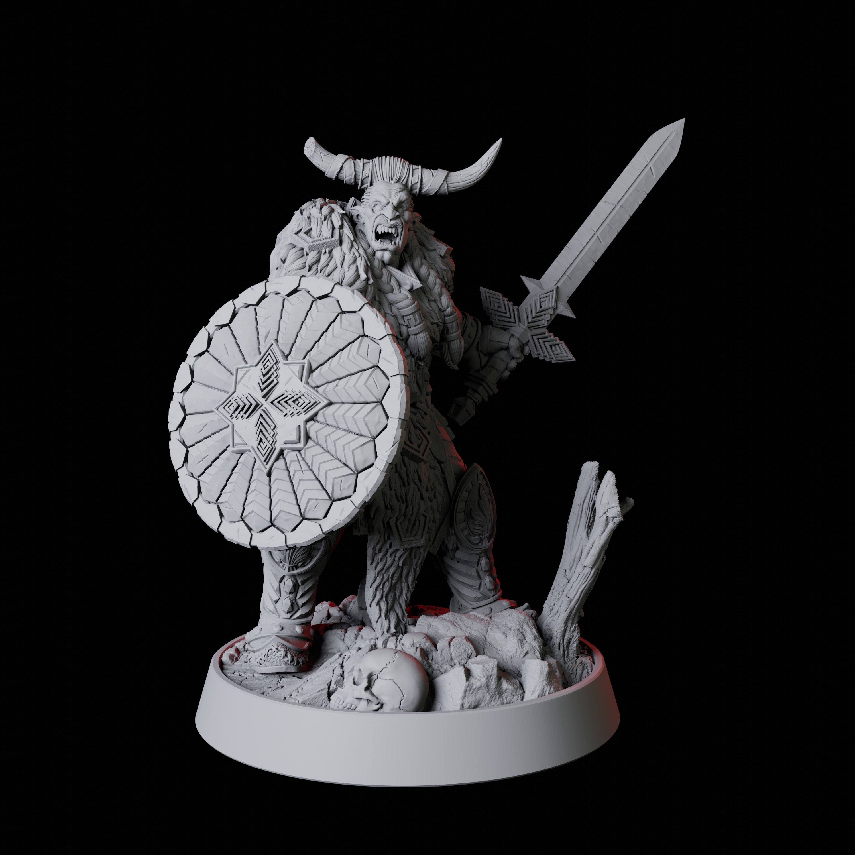 Barbarian Berserker Miniature for Dungeons and Dragons