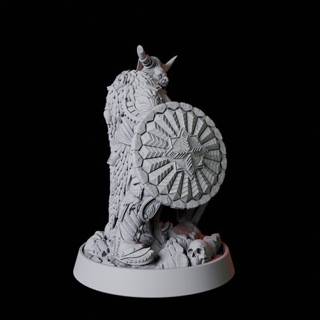 Barbarian Berserker Miniature for Dungeons and Dragons, Pathfinder or other TTRPGs