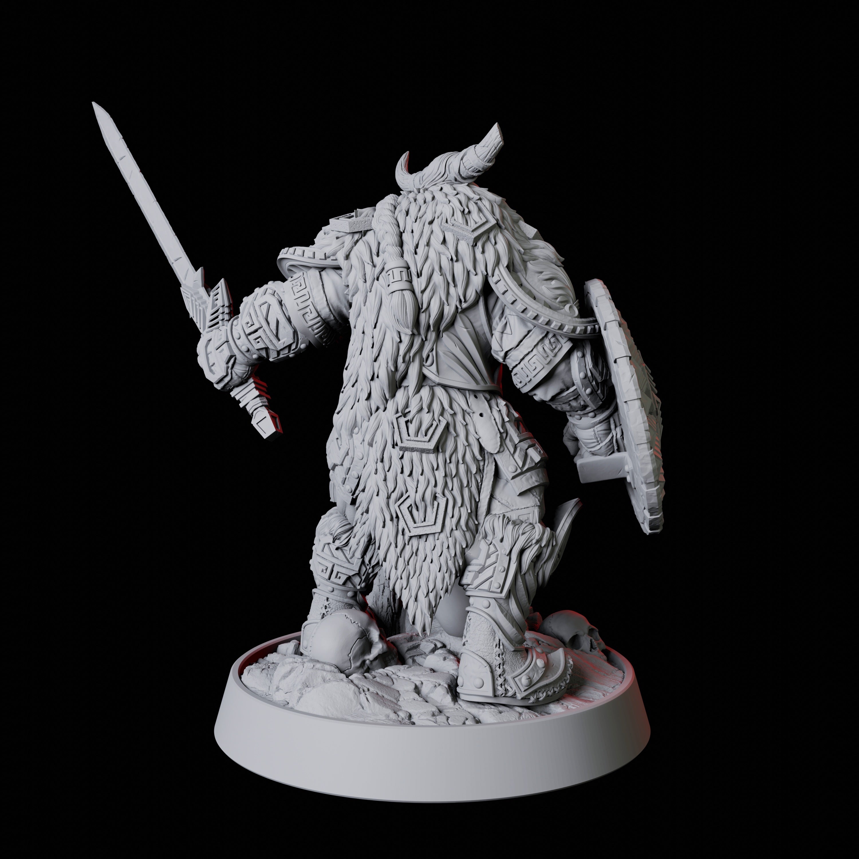 Barbarian Berserker Miniature for Dungeons and Dragons