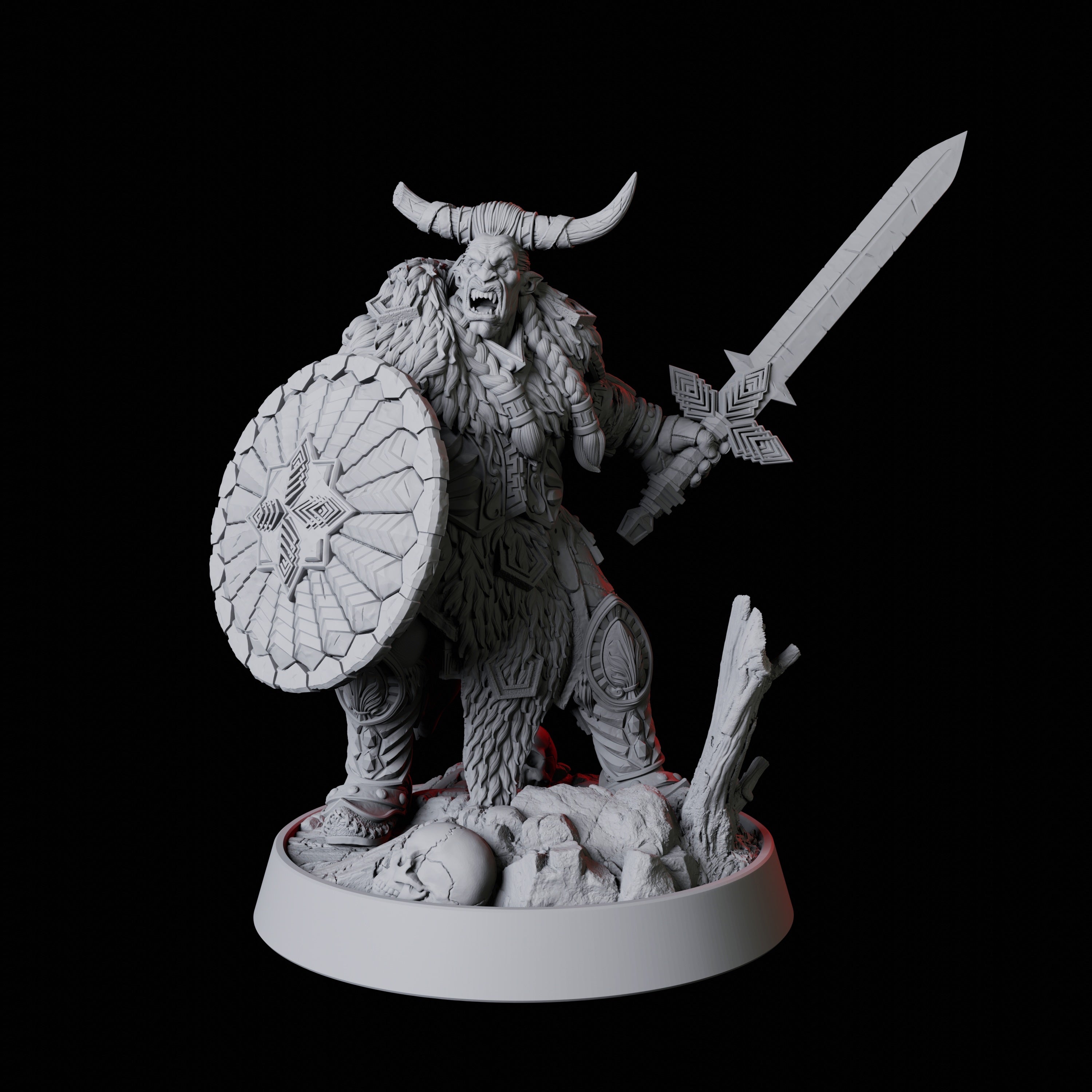 Barbarian Berserker Miniature for Dungeons and Dragons