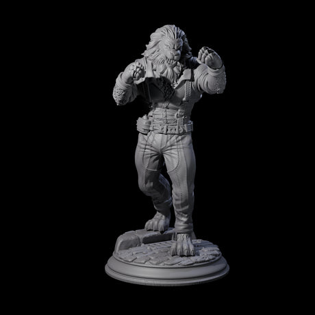 Bare Knuckle Fighter Miniature for Dungeons and Dragons, Pathfinder or other TTRPGs