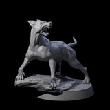 Barking Dog Miniature for Dungeons and Dragons, Pathfinder or other TTRPGs